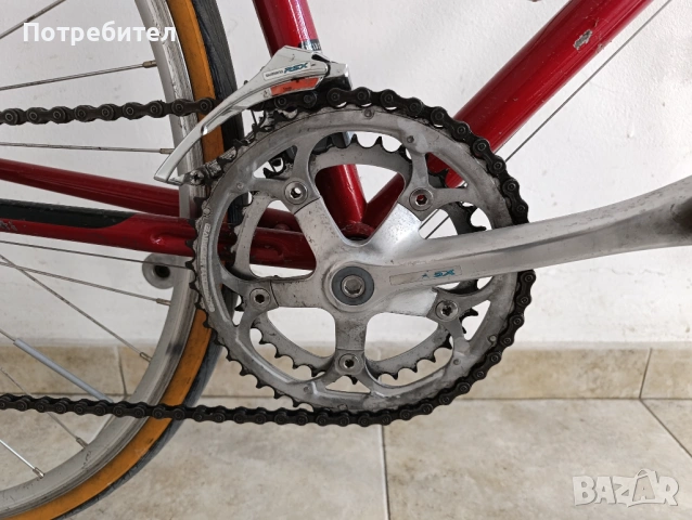 Ретро шосеен велосипед Peugeot Catania Race, Shimano RSX 2x7 скорости, размер 58, снимка 6 - Велосипеди - 54839100