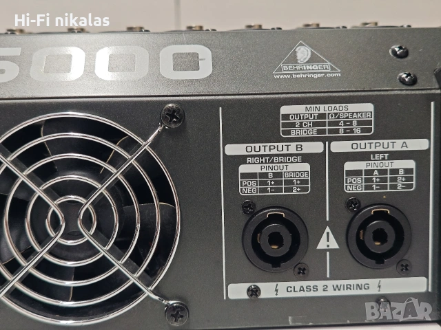 професионален активен миксер смесител мишпулт стъпало усилвател BEHRINGER PMP 6000, снимка 11 - Ресийвъри, усилватели, смесителни пултове - 54251000