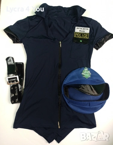Костюм за ролеви игри "полицайка" размер М, снимка 3 - Костюми - 53991294