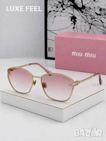 MIU MIU 🫟Дамски Слънчеви Очила , снимка 8 - Слънчеви и диоптрични очила - 54509216
