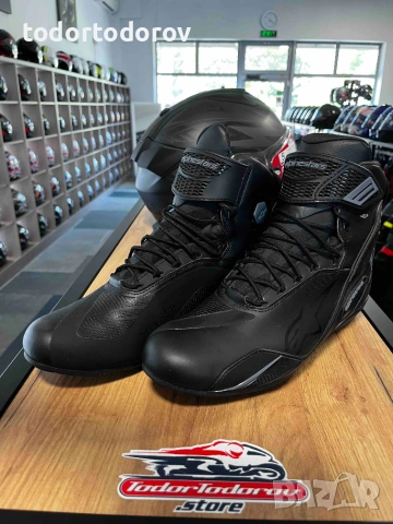 Мото боти обувки ботуши ALPINESTARS FASTER-4 Black Drystar,номер 44,като нови 195.39 лв. / 99.90 €
