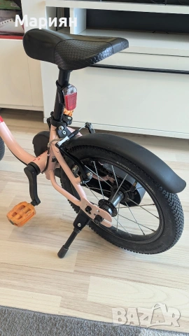 Детски велосипед BTWIN 14" с калници и стойка, снимка 3 - Велосипеди - 54606047