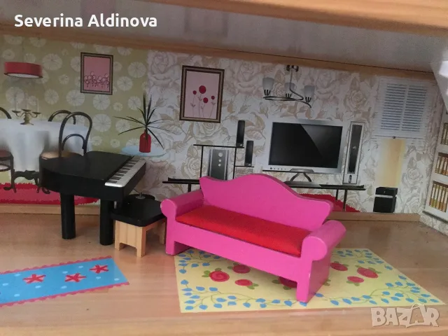 Детка къща за кукли, снимка 5 - Играчки за стая - 55631039