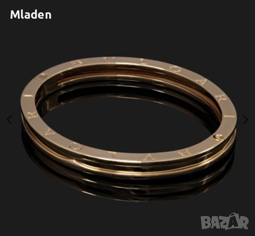 Bulgari пръстен с гривна от медицинско злато, снимка 2 - Други - 54117910