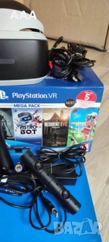 VR за PlayStation 4,PS4 пълен комлект съвместим и с PS5, снимка 7 - PlayStation конзоли - 54491450