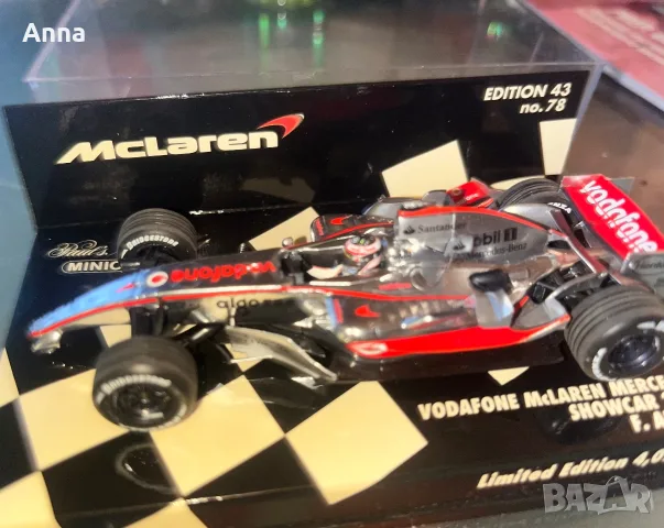 Vodafone McLaren Mercedes Showcar 2007 – F. Alonso, снимка 7 - Колекции - 55481830