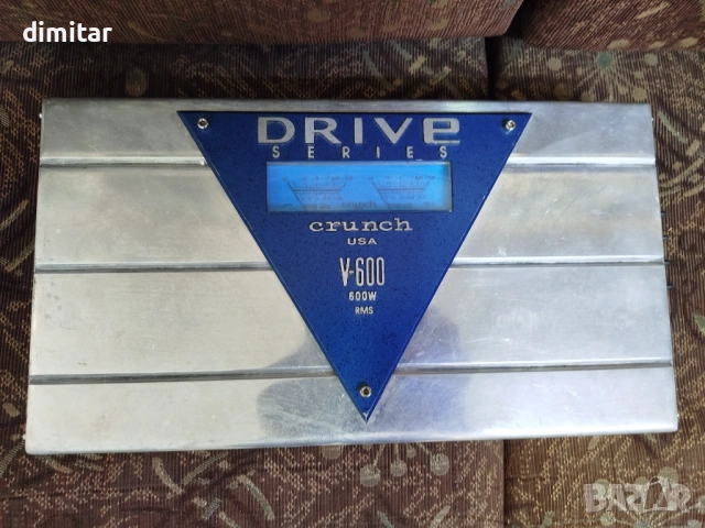 Усилвател DRIVE CRUNCH V- 600 RMS - USA , снимка 10 - Ресийвъри, усилватели, смесителни пултове - 54820865