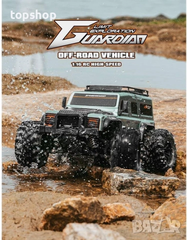 Чисто нов Офроуд RC Краулер Камион rcxperts HSR G2201-A, 1/16 4WD , снимка 4 - Коли, камиони, мотори, писти - 55105082