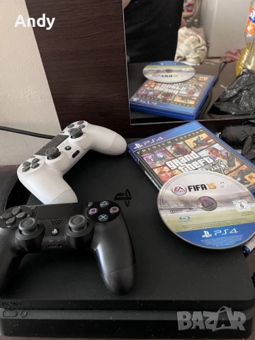 Playstation 4 slim 500gb, снимка 2 - PlayStation конзоли - 55568193