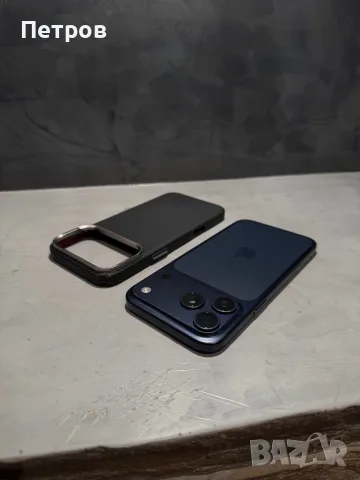 Iphone 17 Pro Max Blue + карбонов калъф