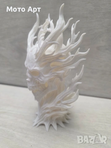 Демонска Дяволска Глава Фигура Демон Дявол Diablo 3D 3Д Принт за Оцветяване Оригинален Подарък, снимка 2 - Декорация за дома - 54167039