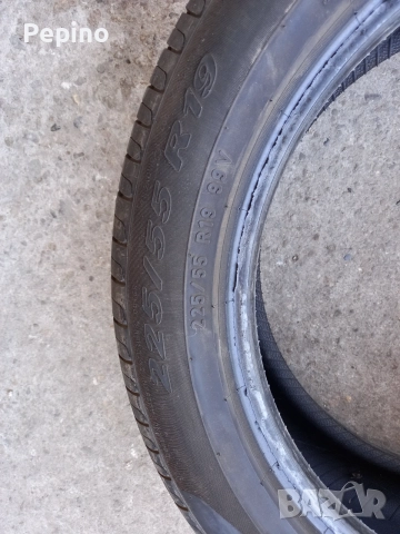 2 броя 225/55 R19 PIRELLI, снимка 5 - Гуми и джанти - 55087572
