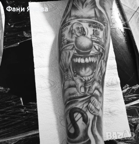 Предлагам татуировка на половин ръкав (half sleeve) само за 100 евро!, снимка 4 - Козметика за тяло - 54769330