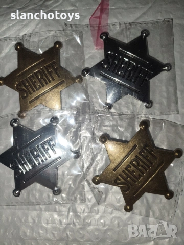 Метална значка Уди Шериф / SHERIFF, снимка 4 - Играчки за стая - 44789930
