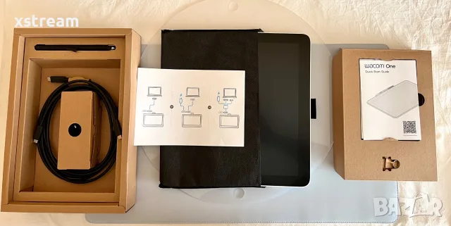 Wacom One Pen Display 12″ (DTC121W0B) Графичен Таблет с Дисплей с USB‑C, Gen-2, Почти Неупотребяван!, снимка 12 - Таблети - 55561592