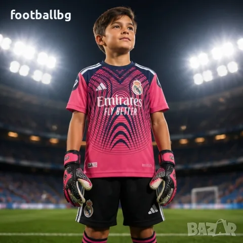 COURTOIS 1🩷💙⚽️ детско юношески футболни вратарски екипи REAL MADRID , снимка 2 - Футбол - 30506999