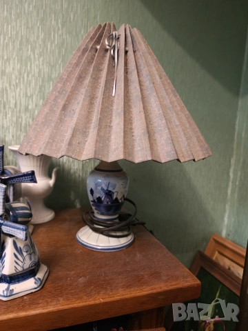 Delft страхотна нощна лампа., снимка 3 - Настолни лампи - 55002821
