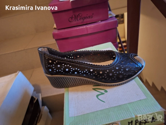 нови обувки Мегияс естествена кожа , снимка 2 - Дамски ежедневни обувки - 54209702