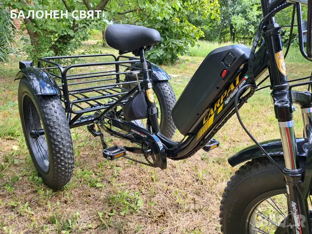 MEGA OFFER 2026 Многофункционален Триколесен Велосипед с дебели гуми FAT TIRE, снимка 4 - Велосипеди - 55651955