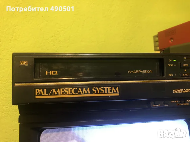 Видео рекордер Sharp VC-6V3 vhs, снимка 4 - Плейъри, домашно кино, прожектори - 55673944