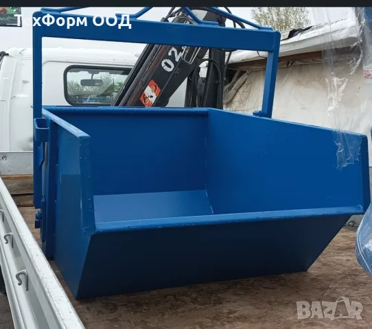 Кюбел / кош / контейнер за насипни товари / отпадъци, самоизсипващ., снимка 2 - Други машини и части - 31919285