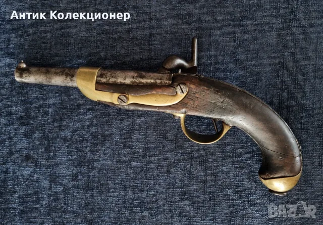 Капсулен пистолет. Модел Tbis 1822, снимка 3 - Антикварни и старинни предмети - 55492414