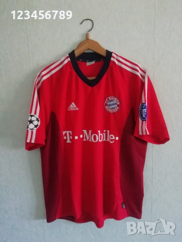 Bayern Munich Ballack Adidas Champions League оригинална мачова тениска фланелка екип Байерн Мюнхен , снимка 2 - Тениски - 52160520