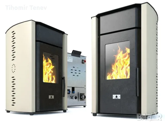 Пелетна камина ECOSPAR ALBA 18kW, снимка 2 - Камини - 55542953