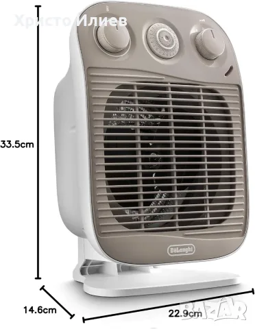 Вентилаторна печка DeLonghi HFS50C22 2200W , снимка 3 - Отоплителни печки - 55431188