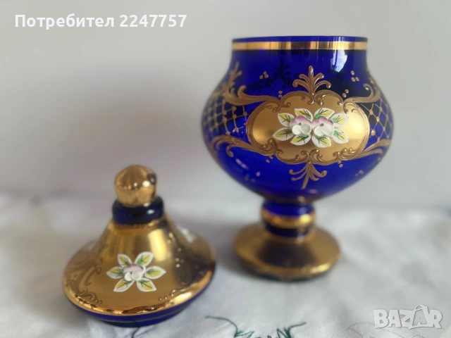 Бохемски сервиз, снимка 12 - Антикварни и старинни предмети - 54944894