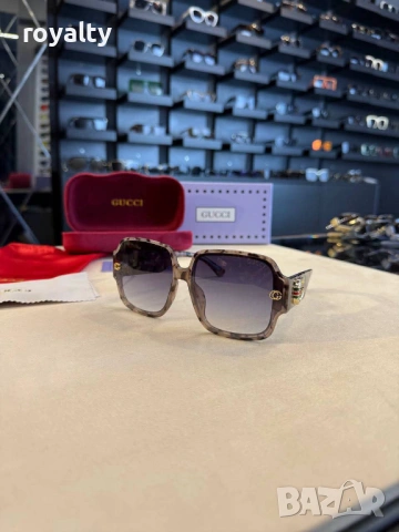 Gucci Нови Дамски Слънчеви Очила Гучи с Кутия Различни Цветове, снимка 3 - Слънчеви и диоптрични очила - 54627124