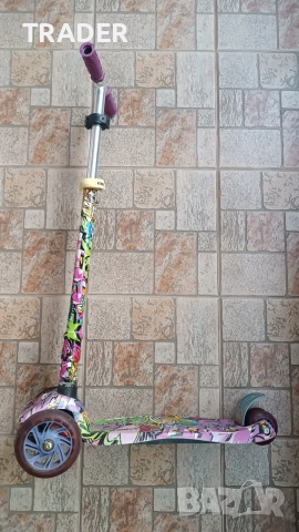 детска тротинетка Scooter светещи колела, снимка 4 - Скутери и тротинетки - 40317939