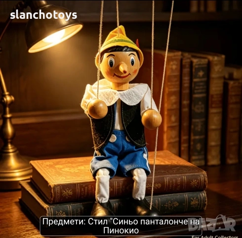 Кукла Пинокио, 30см, снимка 4 - Кукли - 54801431