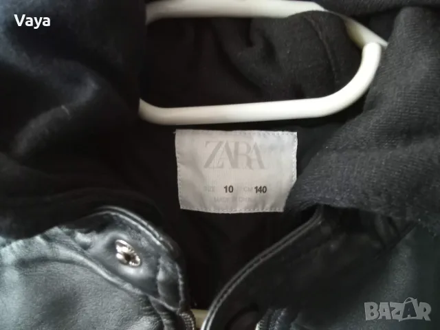Детско кожено яке Zara, р-р 140, снимка 2 - Детски якета и елеци - 55354916
