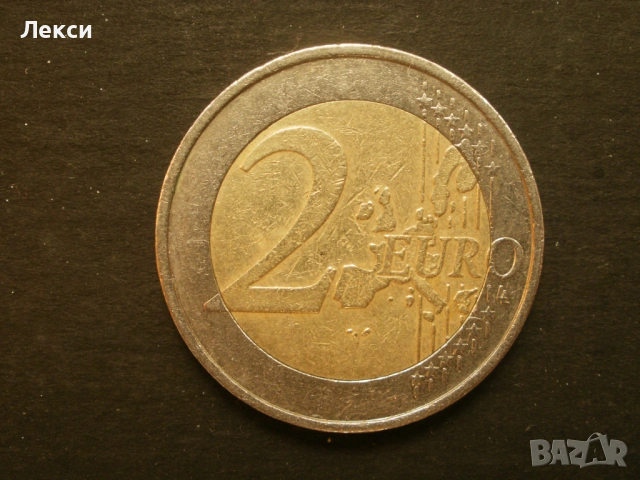 2евро с буква g 2002 г  от Германия, с грешка