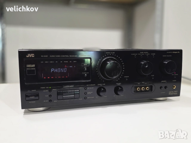 🔥 РЯДЪК ЗВЯР! Брутален Стерео Ресивър JVC RX-816R Dynamic Super-A 🇯🇵🔊