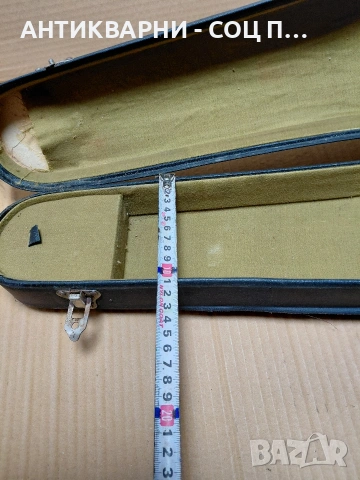 Соц Стар Калъф Куфар За Стар Музикален Инструмент Цигулка. 1323., снимка 16 - Антикварни и старинни предмети - 54209130