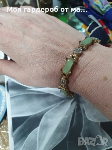 Браслет от нефрит..стар Китай винтидж , снимка 6 - Гривни - 54282484