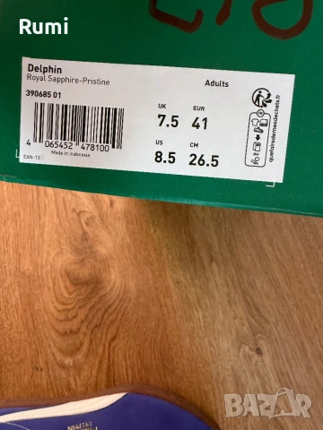 Оригинални ново сини кецове Puma ! 41 н, снимка 9 - Маратонки - 54714646