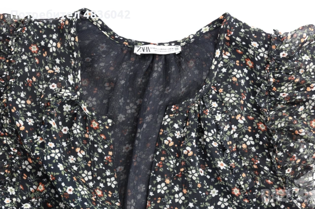 Изключително красива, нежна и женствена къса рокля на марката ZARA., снимка 2 - Рокли - 54663730