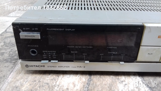 Усилвател Hitachi HA-2, снимка 2 - Ресийвъри, усилватели, смесителни пултове - 55250003