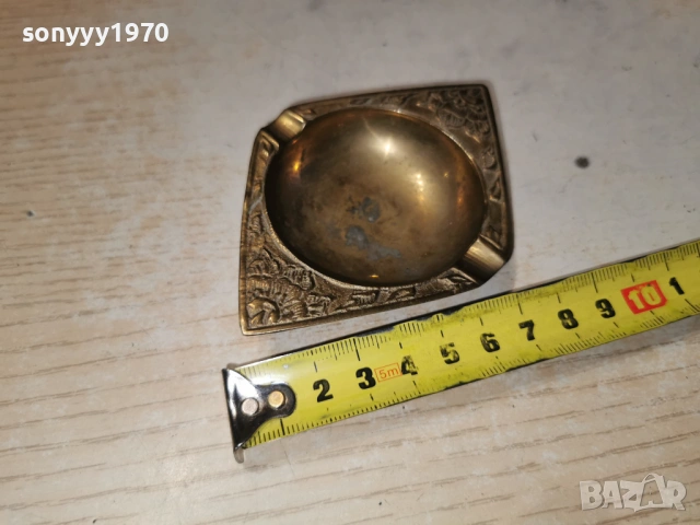 ПЕПЕЛНИК-МЕД/МЕСИНГ 2604260918L1, снимка 12 - Антикварни и старинни предмети - 54316463