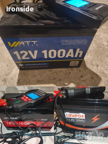 Lifepo4 батерии 3бр 12v100Ah
