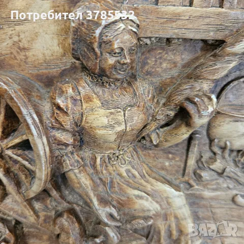 картина дърворезба , снимка 7 - Антикварни и старинни предмети - 55334542