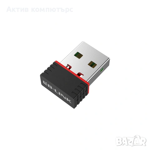 Безжичен мрежов адаптер LB-LINK BL-WN151, USB, 150Mbps, Черен