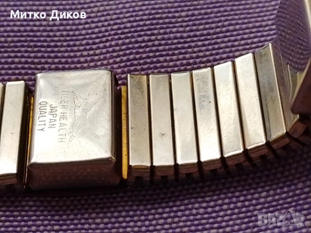 Магнитна гривна за кръвно маркова Tiger Health Japan Stainless Steel, снимка 4 - Гривни - 54891748
