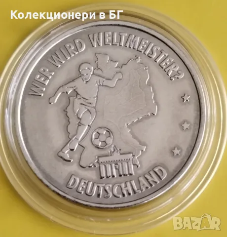 ПЛАКЕТ ГЕРМАНИЯ СВЕТОВНО ПЪРВЕНСТВО ПО ФУТБОЛ 2006 ГОДИНА, снимка 2 - Нумизматика и бонистика - 55434336