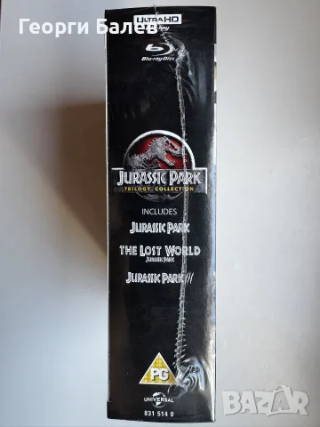 Jurassic Park 4K+Blu-ray Trilogy Collection чисто нов/запечатан, снимка 4 - Blu-Ray филми - 55389633