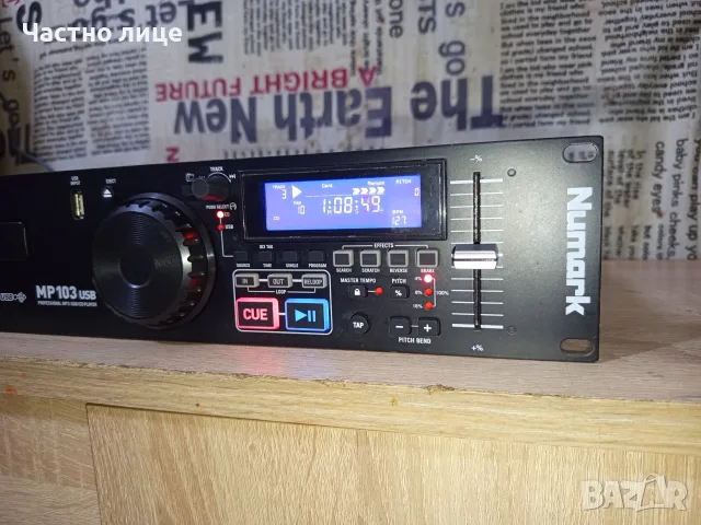Професионален MP3 USB/СД-Плейър "Numark" MP103, снимка 2 - Ресийвъри, усилватели, смесителни пултове - 55416326