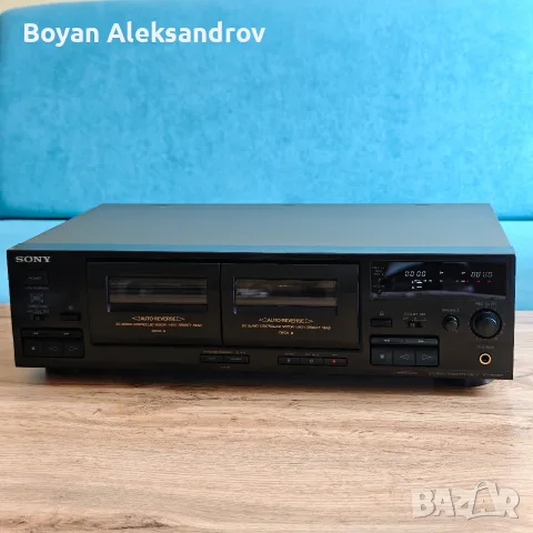 Двоен автореверсен касетен дек Sony TC-WR465 – Напълно обслужен и профилактиран